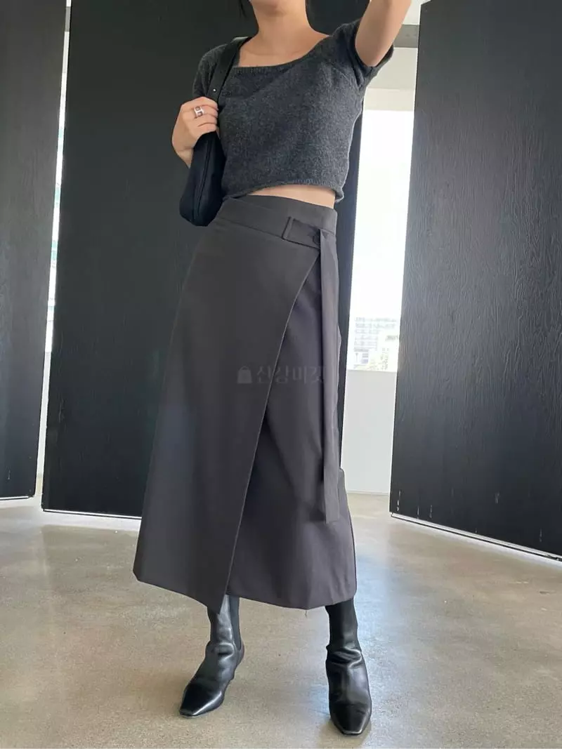 Moment - Korean Women Fashion - #womensfashion - Feed Wrap Skirt - 3