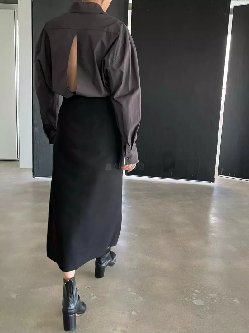 Moment - Korean Women Fashion - #womensfashion - Catch Slit Shirt - 9