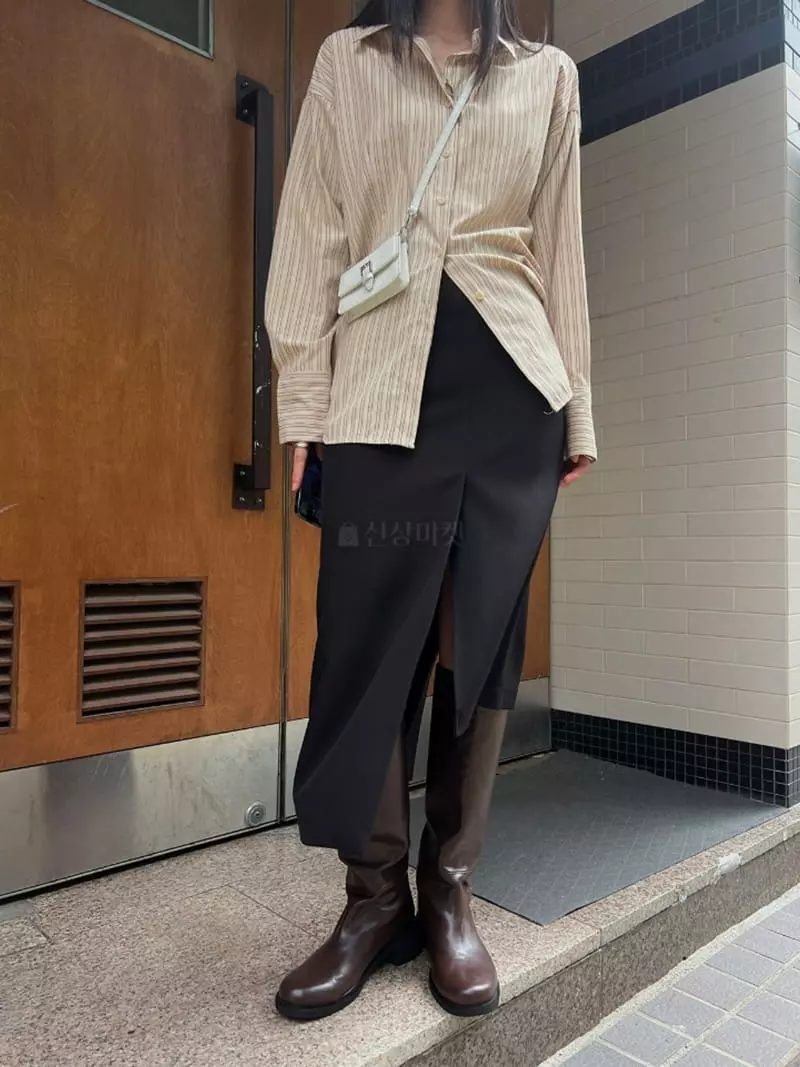 Moment - Korean Women Fashion - #momslook - Ant Unbal Skirt - 4