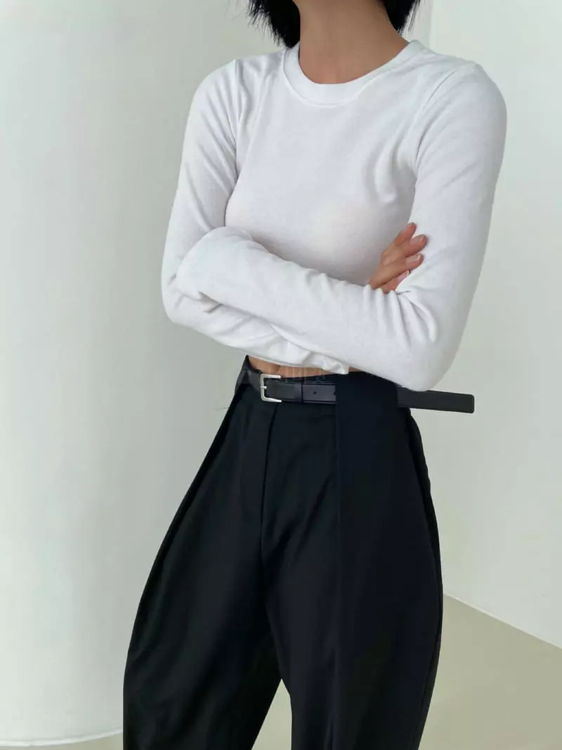 Moment - Korean Women Fashion - #momslook - Bale Tee - 4