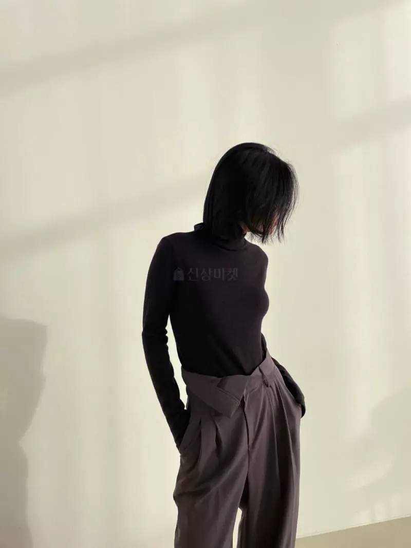 Moment - Korean Women Fashion - #womensfashion - Rain Turtleneck Tee - 6