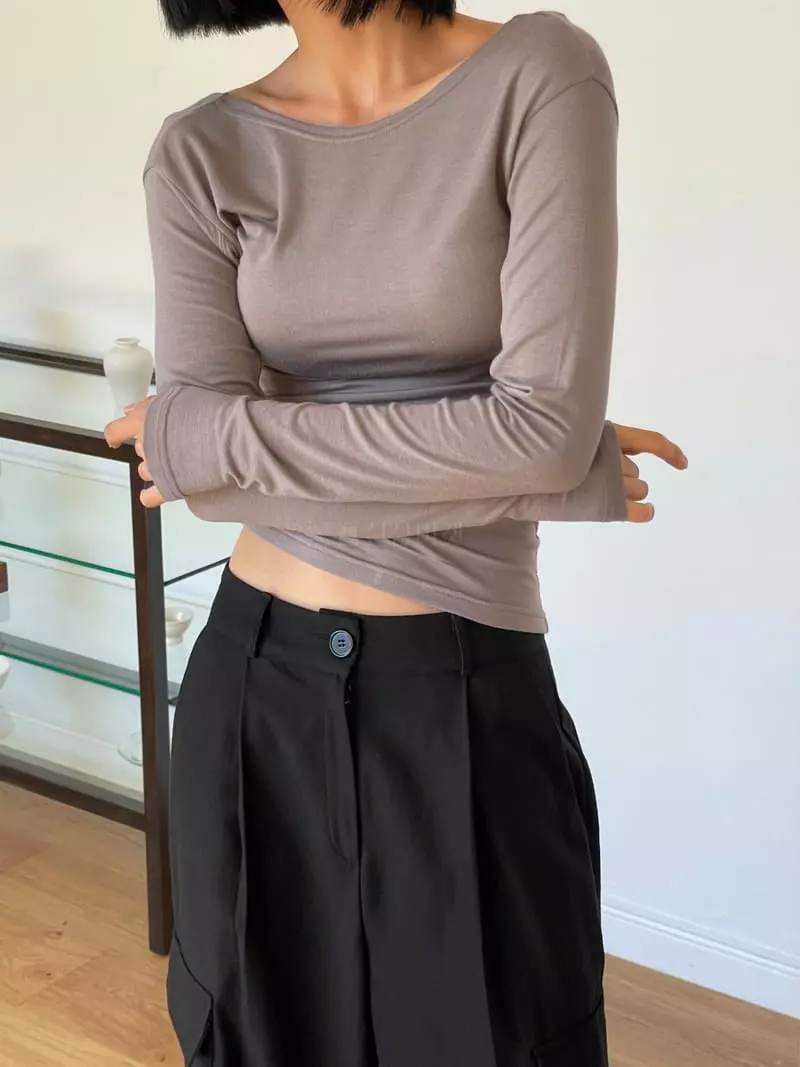 Moment - Korean Women Fashion - #womensfashion - Need Slit Tee