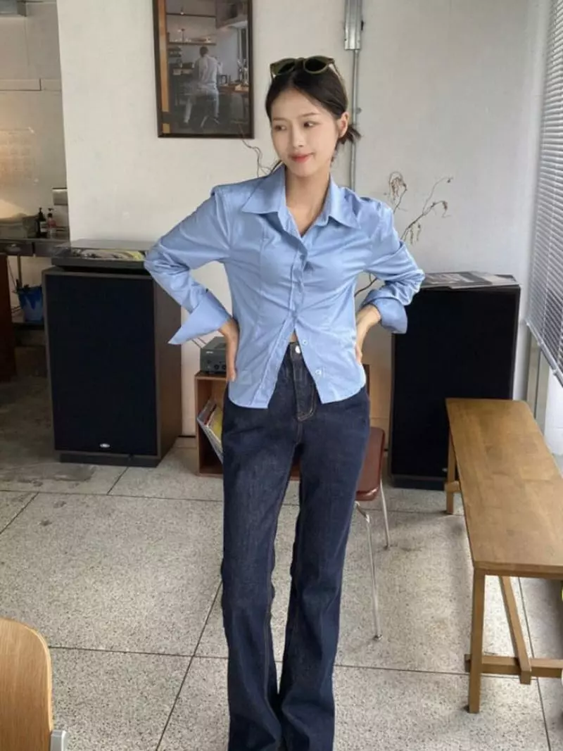 Moment - Korean Women Fashion - #womensfashion - Non Pad Jeans - 8
