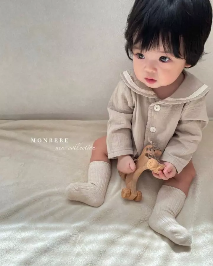 Monbebe - Korean Baby Fashion - #babyfashion - Sailor Bodysuit - 10