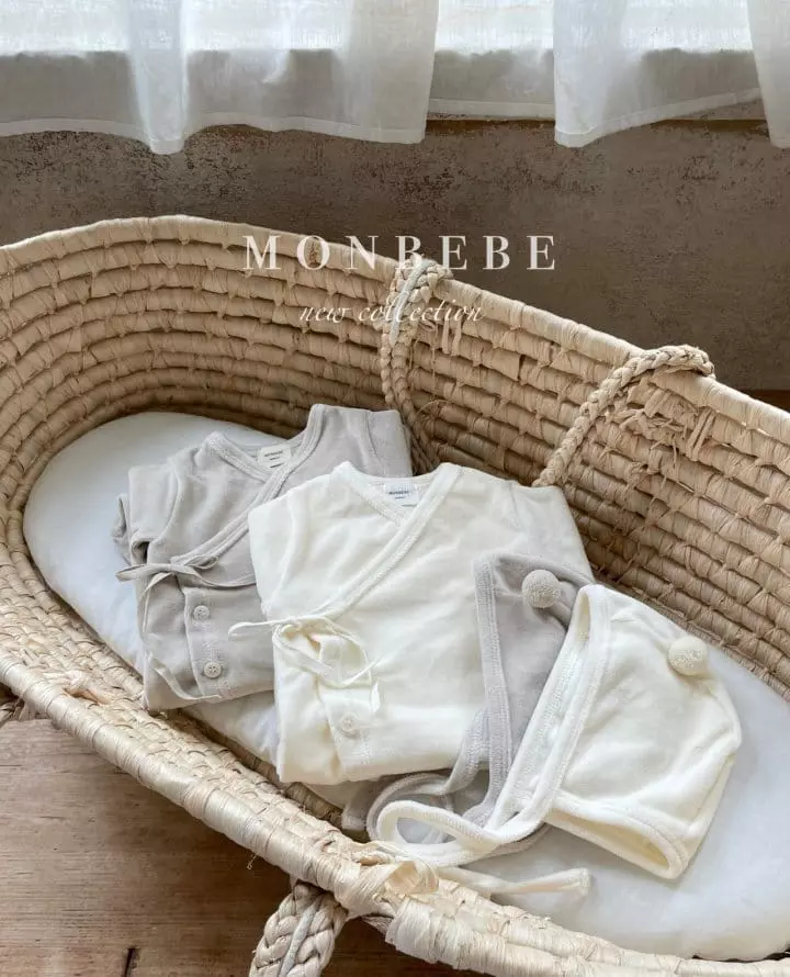 Monbebe - Korean Baby Fashion - #babyfashion - Veloure Cozy Bodysuit - 7