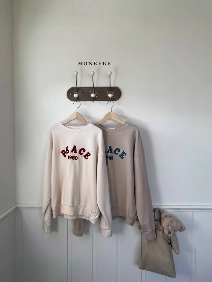 Monbebe - Korean Baby Fashion - #babyfashion - Mom Peace Sweatshirt