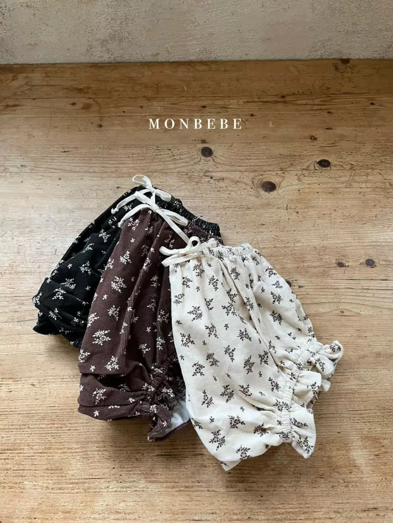 Monbebe - Korean Baby Fashion - #babyfever - Flower Frill Bloomer - 3