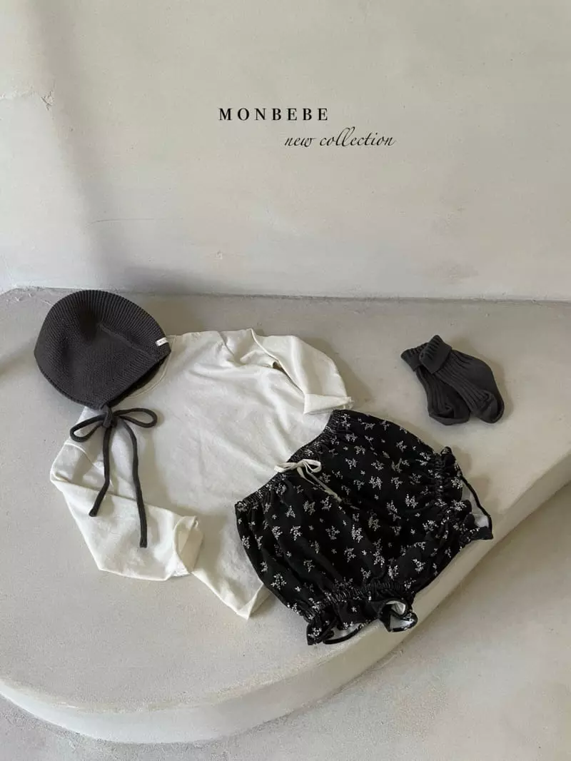 Monbebe - Korean Baby Fashion - #babyoninstagram - Flower Frill Bloomer - 6
