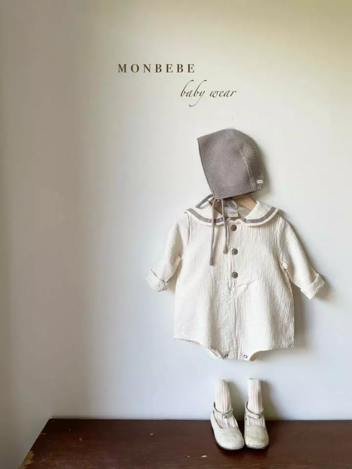 Monbebe - Korean Baby Fashion - #babyoutfit - Sailor Bodysuit - 2