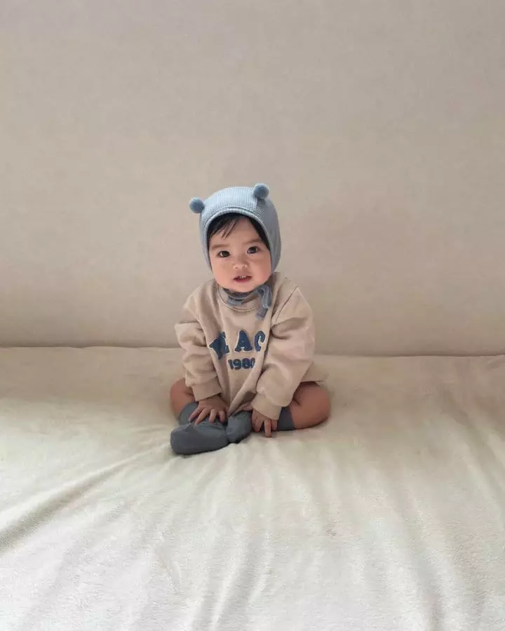 Monbebe - Korean Baby Fashion - #babyoutfit - Peace Bodysuit - 9