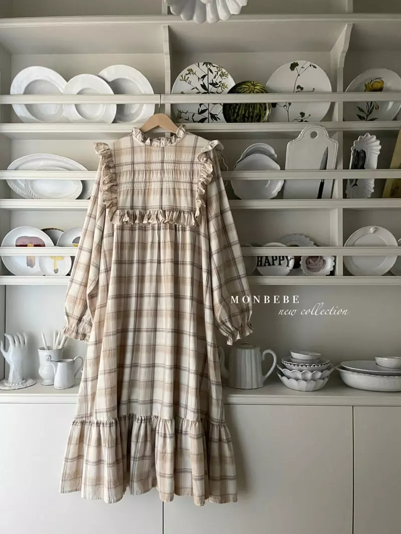 Monbebe - Korean Baby Fashion - #babyootd - Anne One-piece Mom - 4