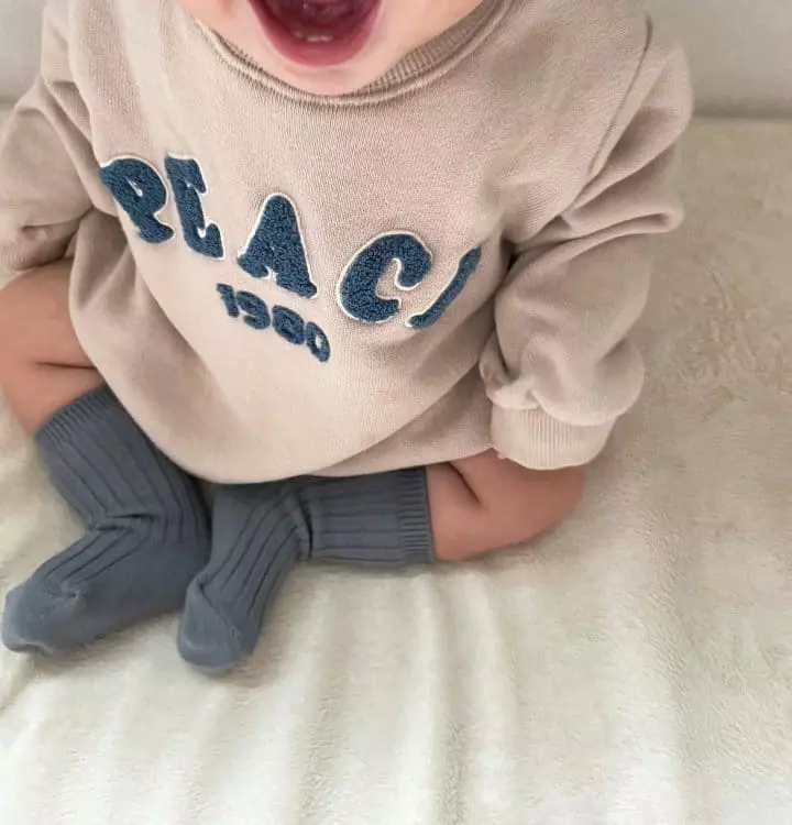 Monbebe - Korean Baby Fashion - #babywear - Peace Bodysuit - 11