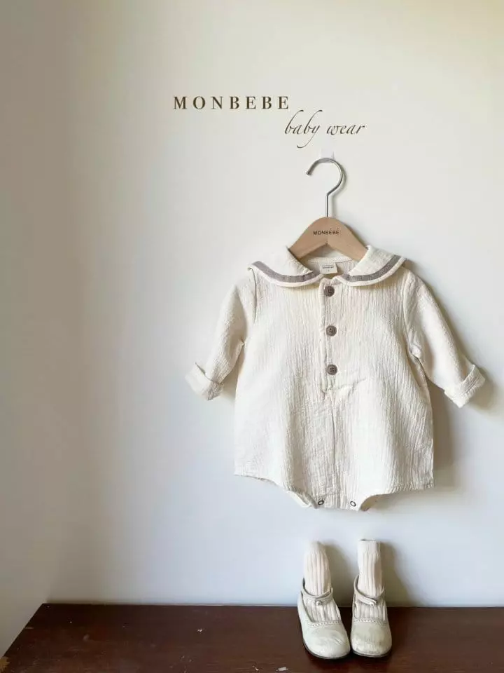 Monbebe - Korean Baby Fashion - #onlinebabyshop - Sailor Bodysuit - 5