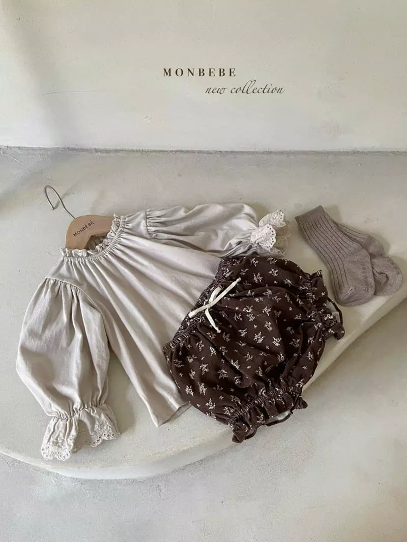 Monbebe - Korean Children Fashion - #kidzfashiontrend - Organic Lace Tee - 4