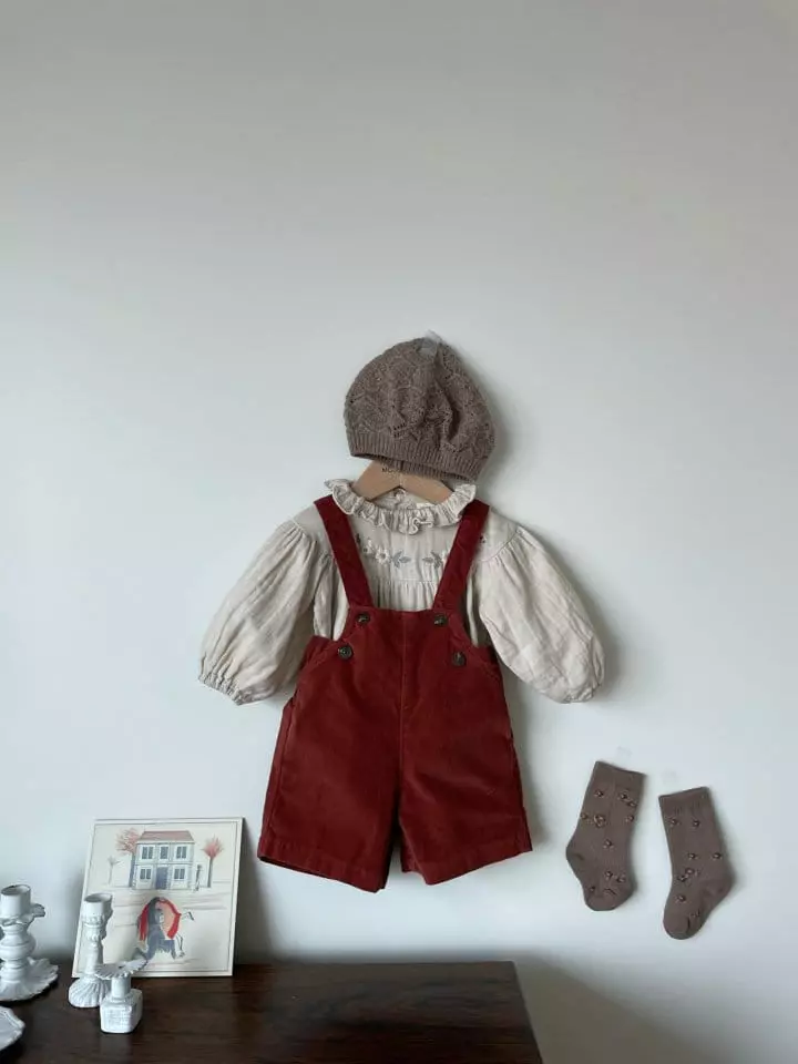 Monbebe - Korean Children Fashion - #discoveringself - Embrodiery Blouse - 6