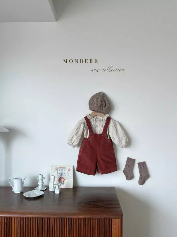 Monbebe - Korean Children Fashion - #discoveringself - Pab Dungarees Pants - 5