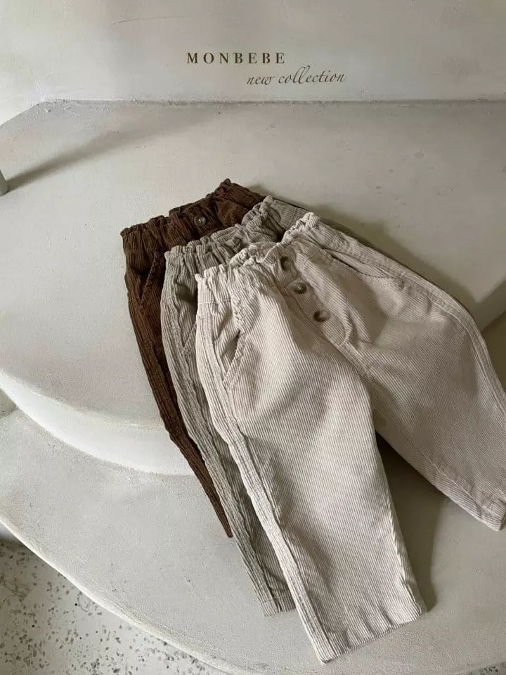 Monbebe - Korean Children Fashion - #discoveringself - Paul Rib Pants