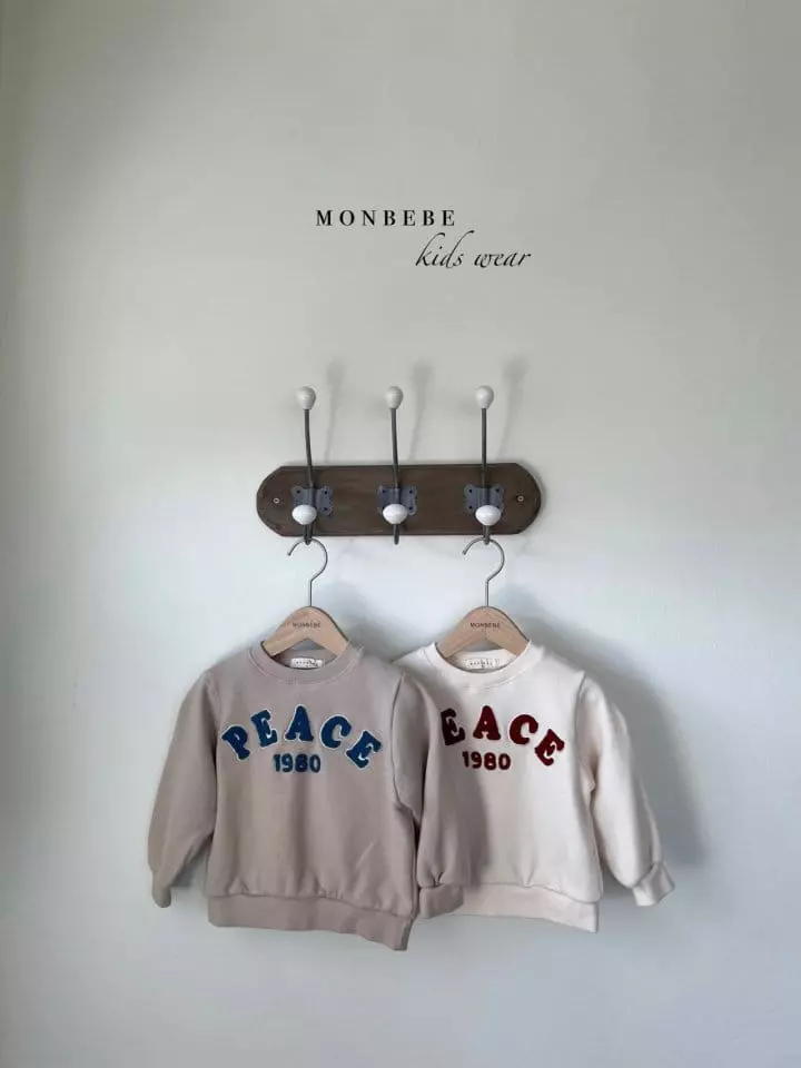 Monbebe - Korean Children Fashion - #discoveringself - Peace Sweatshirt - 4