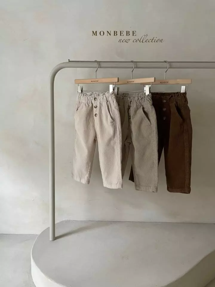 Monbebe - Korean Children Fashion - #fashionkids - Paul Rib Pants - 2