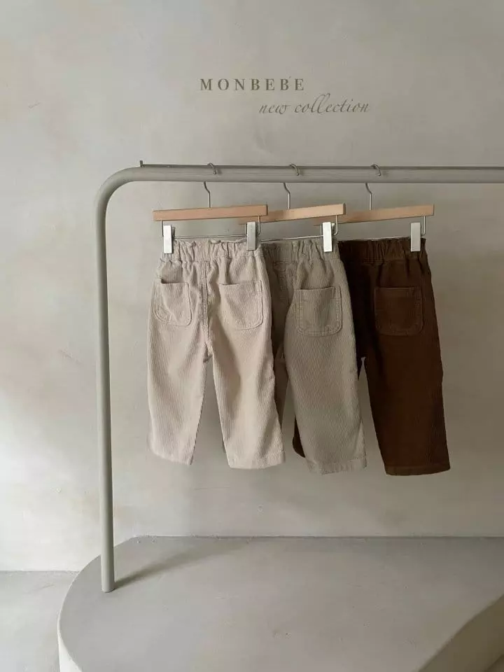 Monbebe - Korean Children Fashion - #kidsshorts - Paul Rib Pants - 3