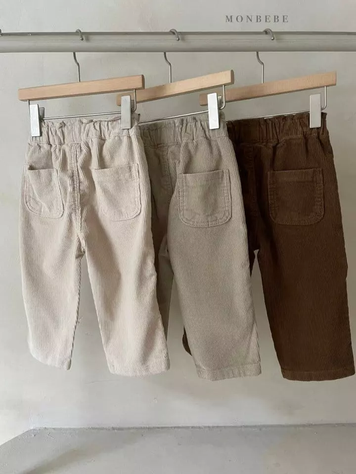 Monbebe - Korean Children Fashion - #kidsshorts - Paul Rib Pants - 4