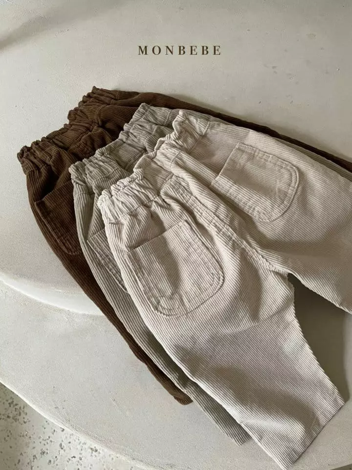 Monbebe - Korean Children Fashion - #kidzfashiontrend - Paul Rib Pants - 5