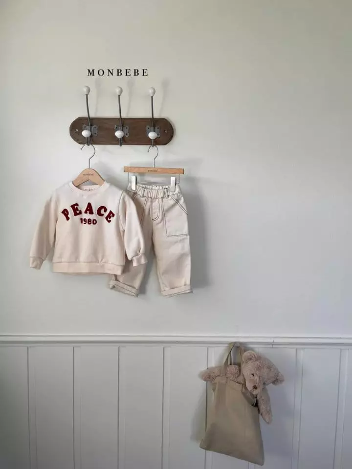 Monbebe - Korean Children Fashion - #littlefashionista - Peace Sweatshirt - 9
