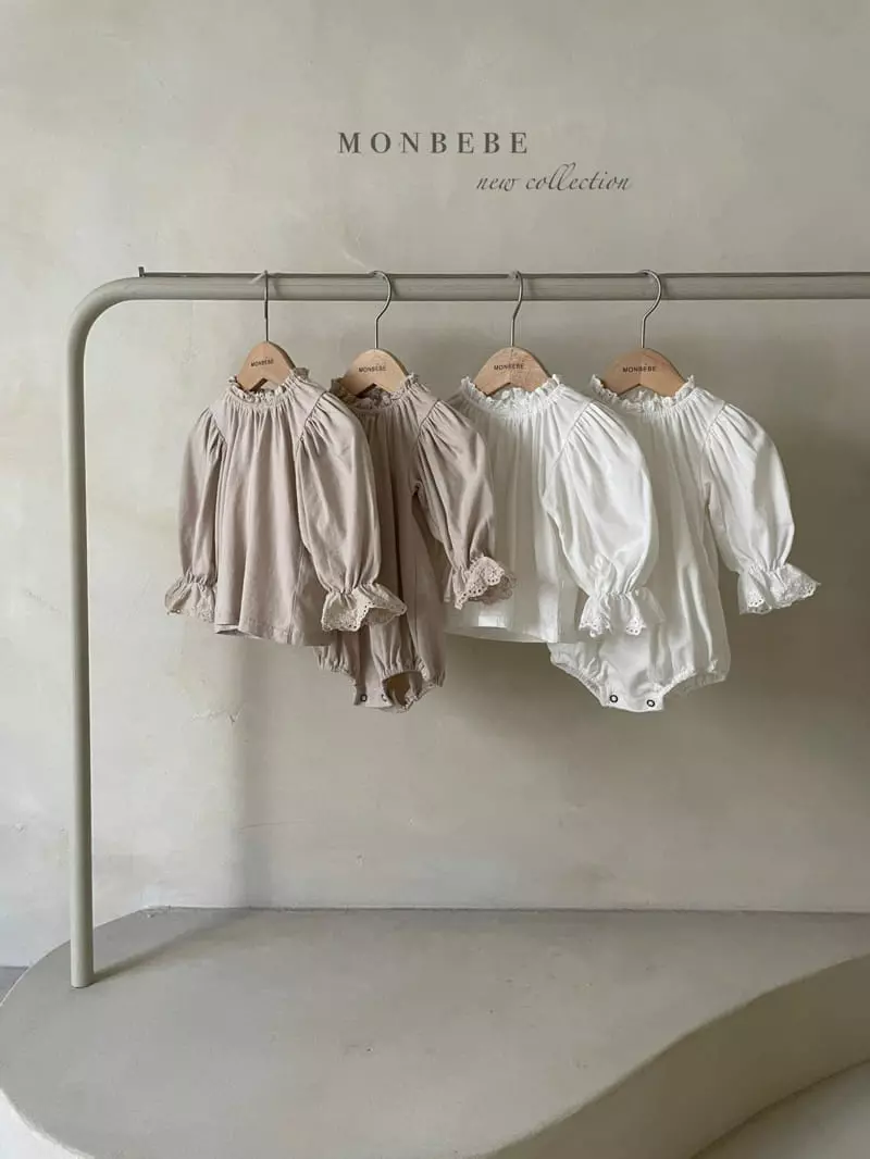 Monbebe - Korean Children Fashion - #littlefashionista - Organic Lace Tee - 5