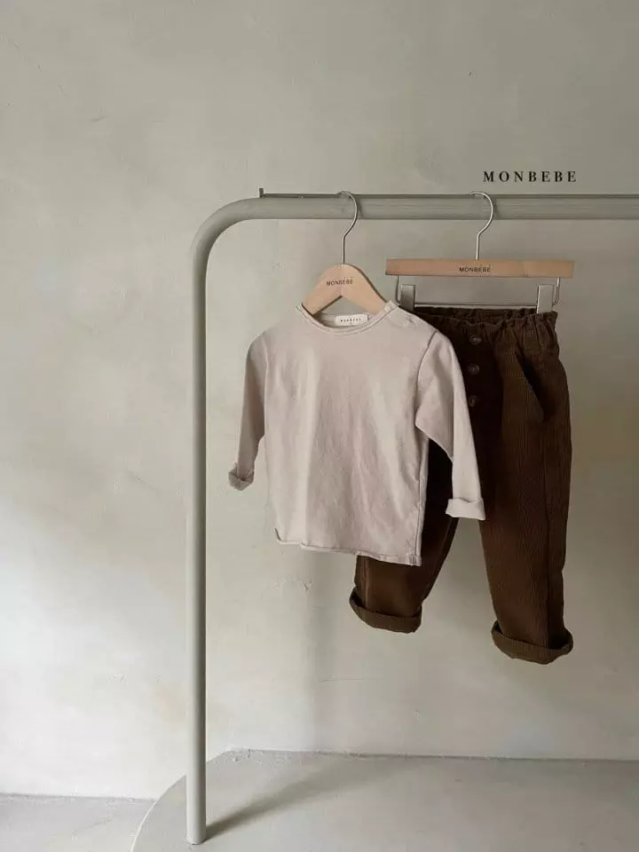 Monbebe - Korean Children Fashion - #prettylittlegirls - Paul Rib Pants - 10