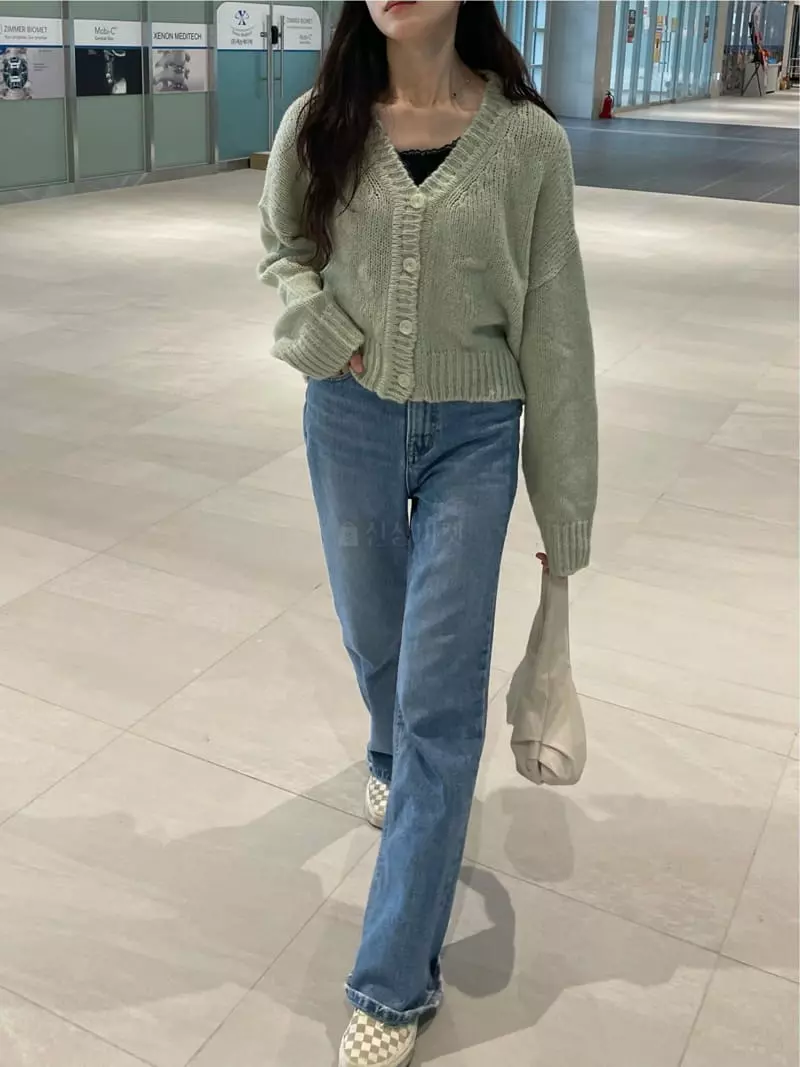 Monosenso - Korean Women Fashion - #momslook - Basic Cardigan - 5