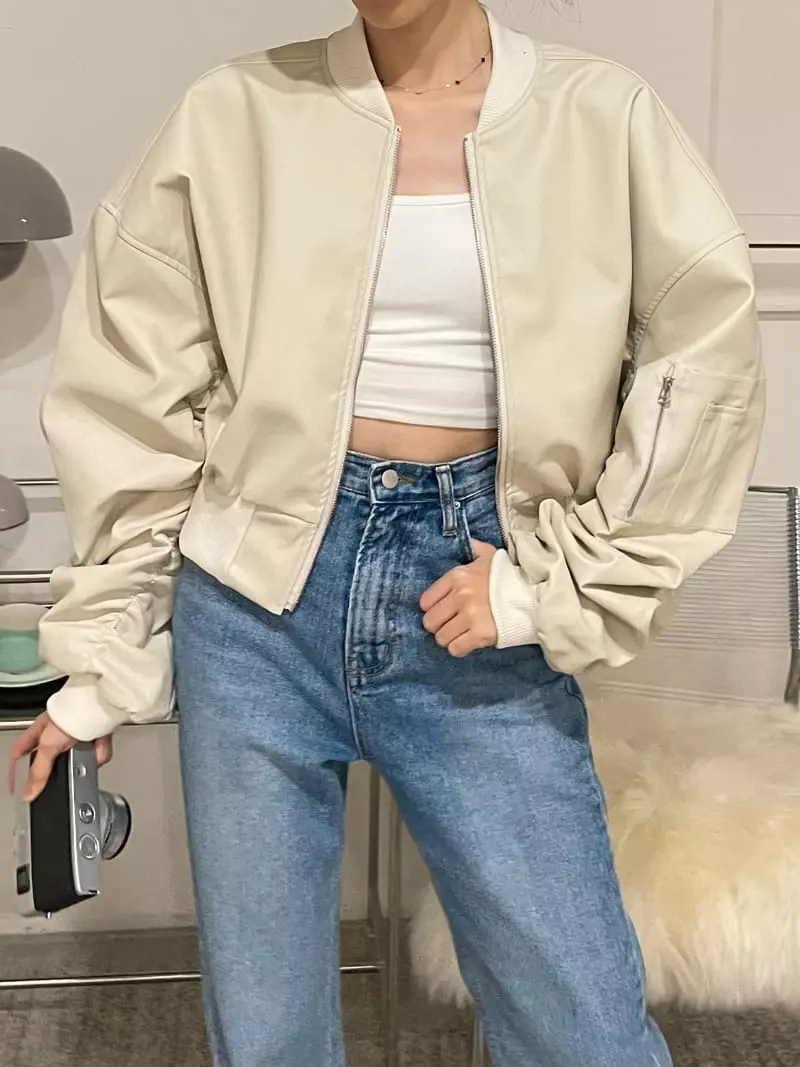 Monosenso - Korean Women Fashion - #momslook - Crop Juper - 11