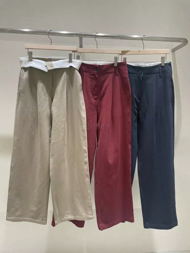 Monosenso - Korean Women Fashion - #momslook - Wrinkle Pants - 10