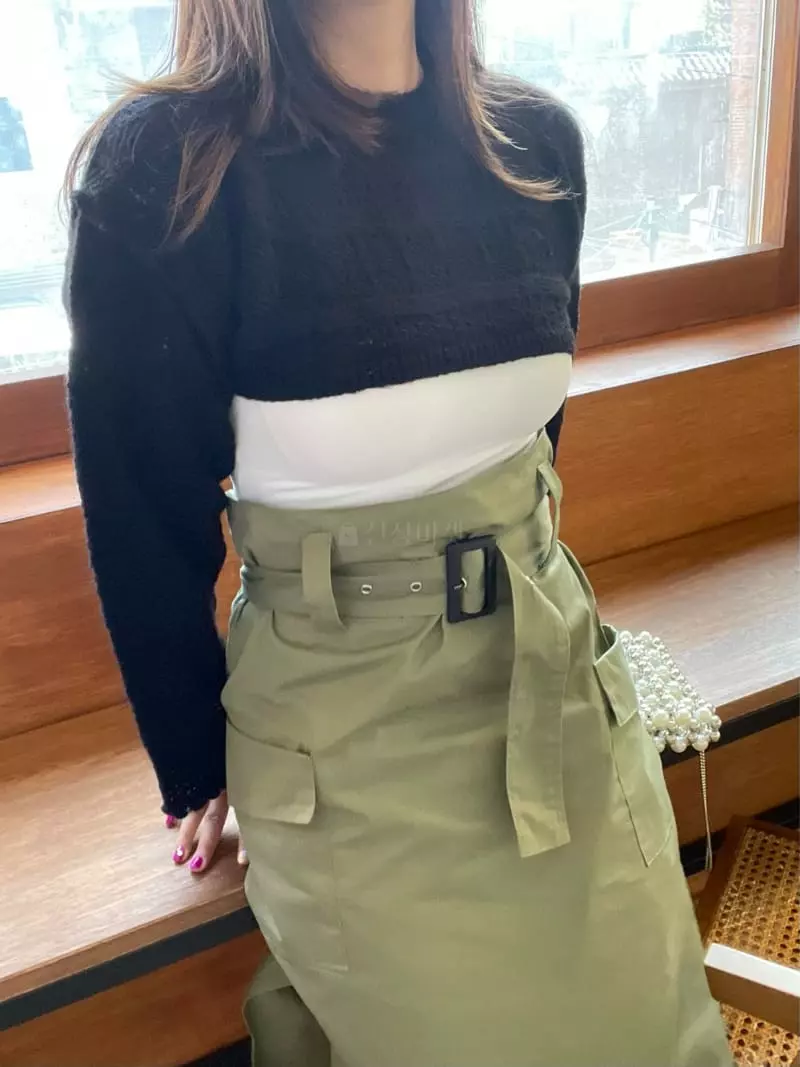 Monosenso - Korean Women Fashion - #momslook - Cargo Skirt - 5