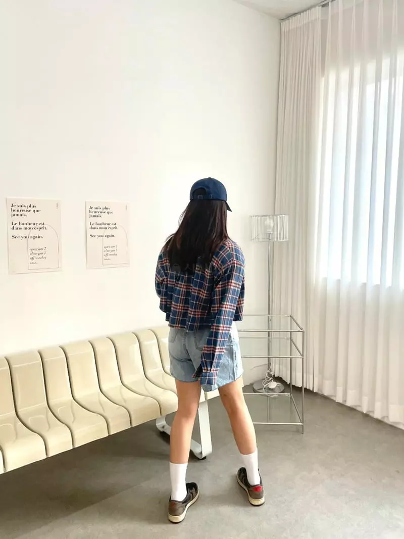 Monosenso - Korean Women Fashion - #womensfashion - Check Shirt - 4