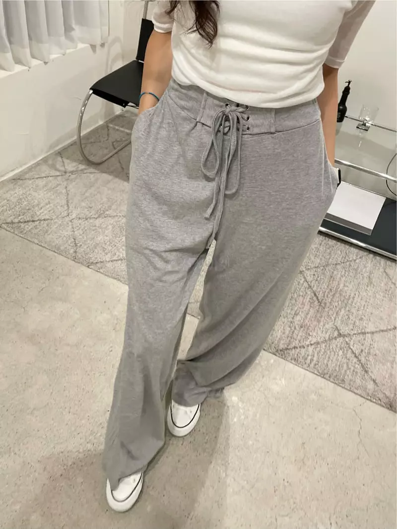 Monosenso - Korean Women Fashion - #momslook - Eyelet Pants - 6