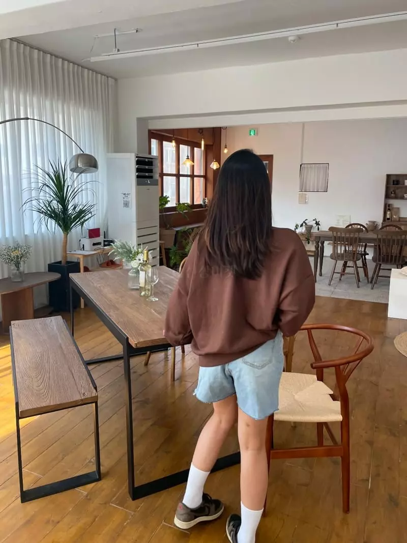 Monosenso - Korean Women Fashion - #momslook - Bear Boxy Sweatshirt - 11