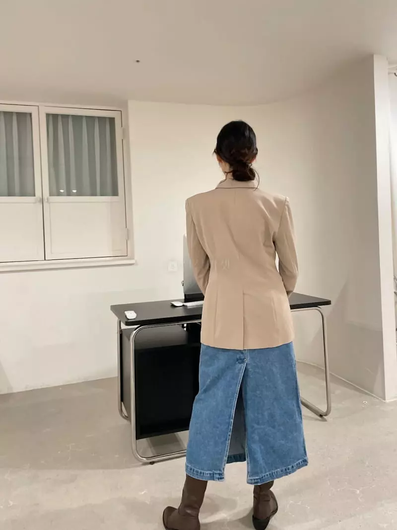 Monosenso - Korean Women Fashion - #momslook - Leather Color Jacket - 10