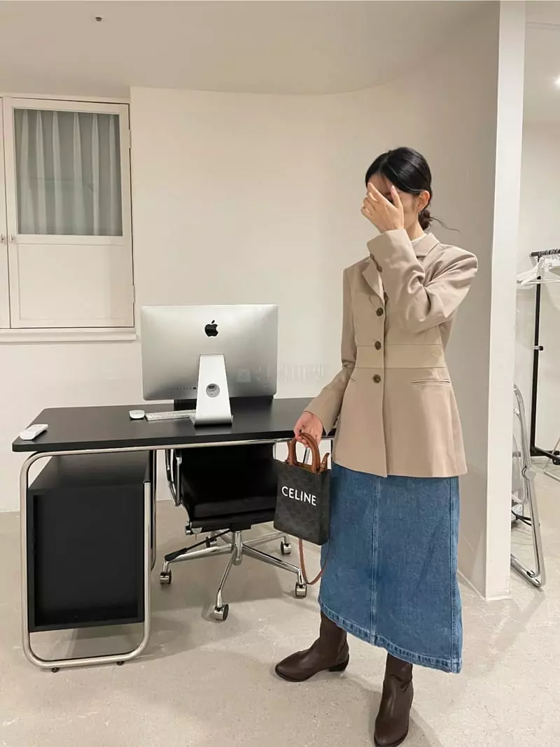 Monosenso - Korean Women Fashion - #momslook - Leather Color Jacket - 8