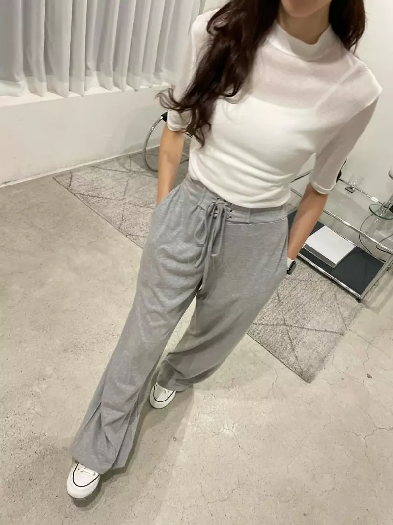 Monosenso - Korean Women Fashion - #pursuepretty - Eyelet Pants - 10