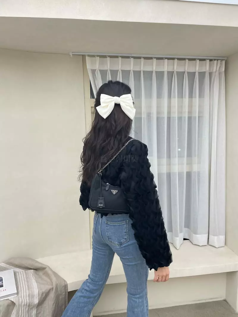 Monosenso - Korean Women Fashion - #vintagekidsstyle - Wave Frill Jacket - 4