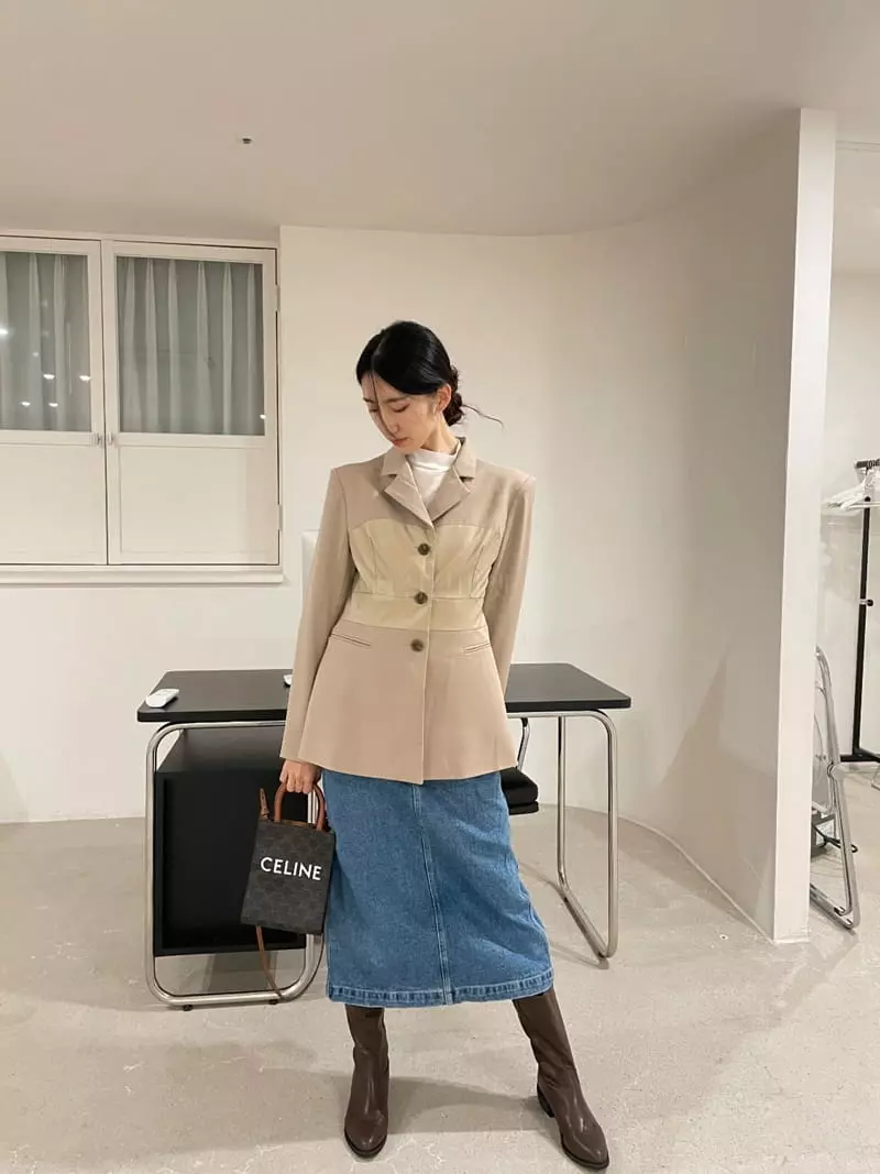 Monosenso - Korean Women Fashion - #thatsdarling - Leather Color Jacket - 6
