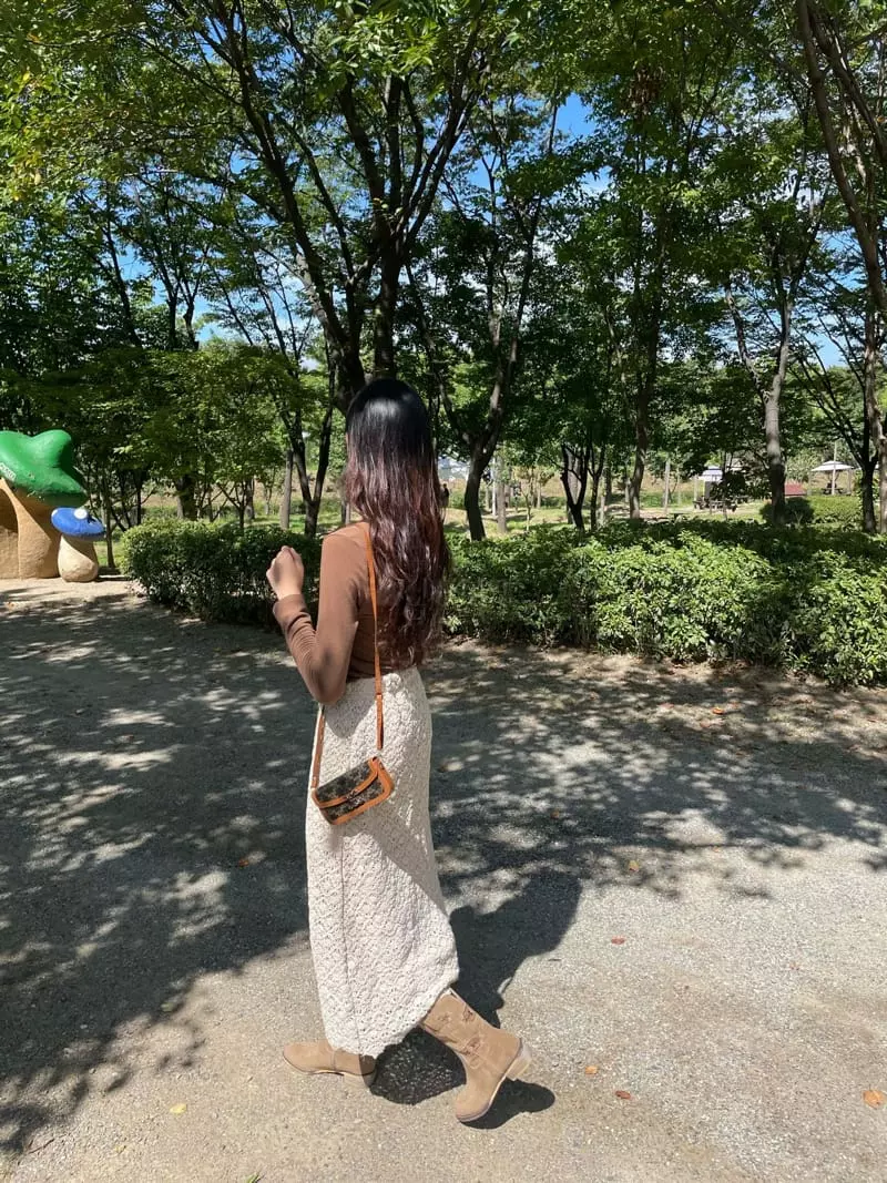 Monosenso - Korean Women Fashion - #thelittlethings - Lace Long Skirt - 6