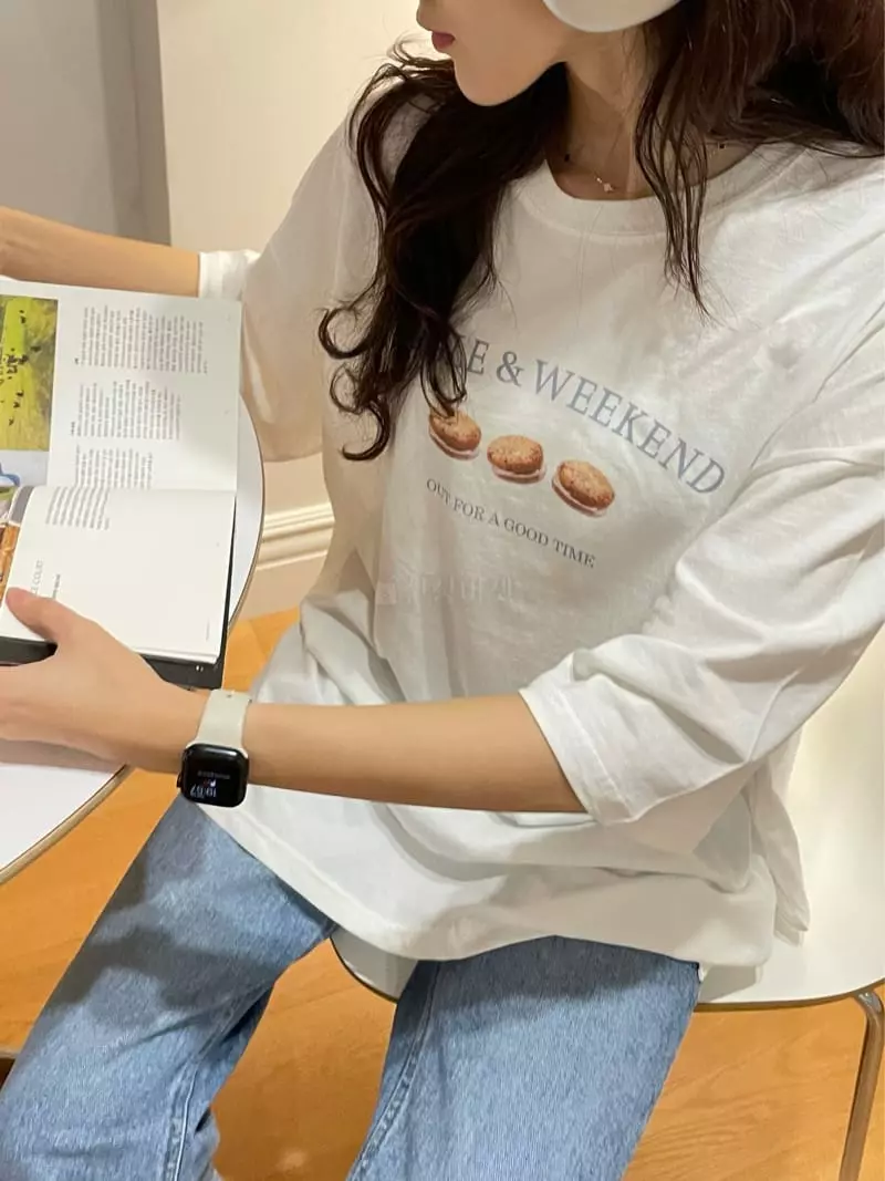 Monosenso - Korean Women Fashion - #womensfashion - Bagle Slit Tee - 4