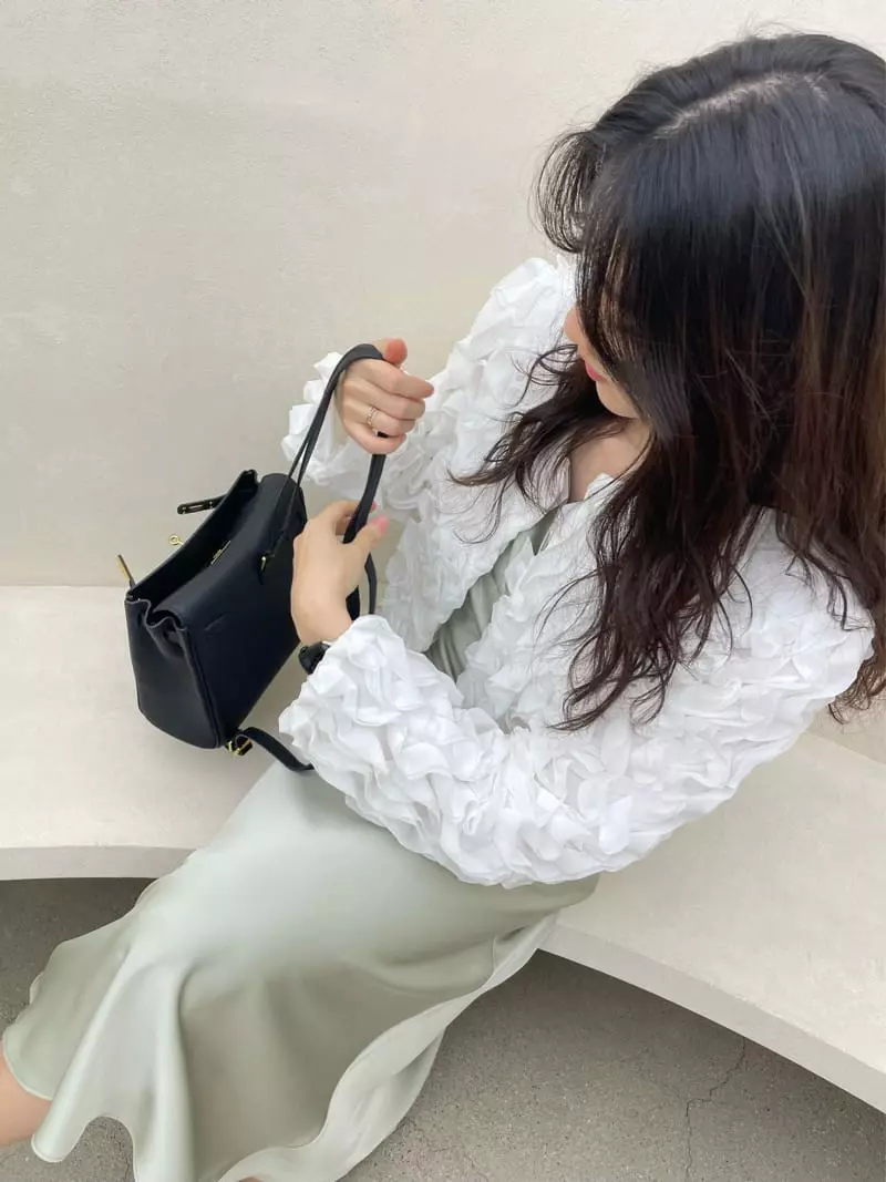 Monosenso - Korean Women Fashion - #vintageinspired - Wave Frill Jacket - 2