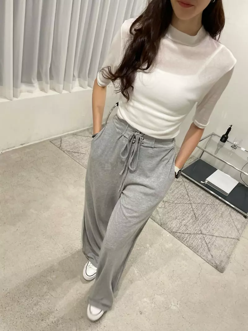 Monosenso - Korean Women Fashion - #vintagekidsstyle - Eyelet Pants - 9