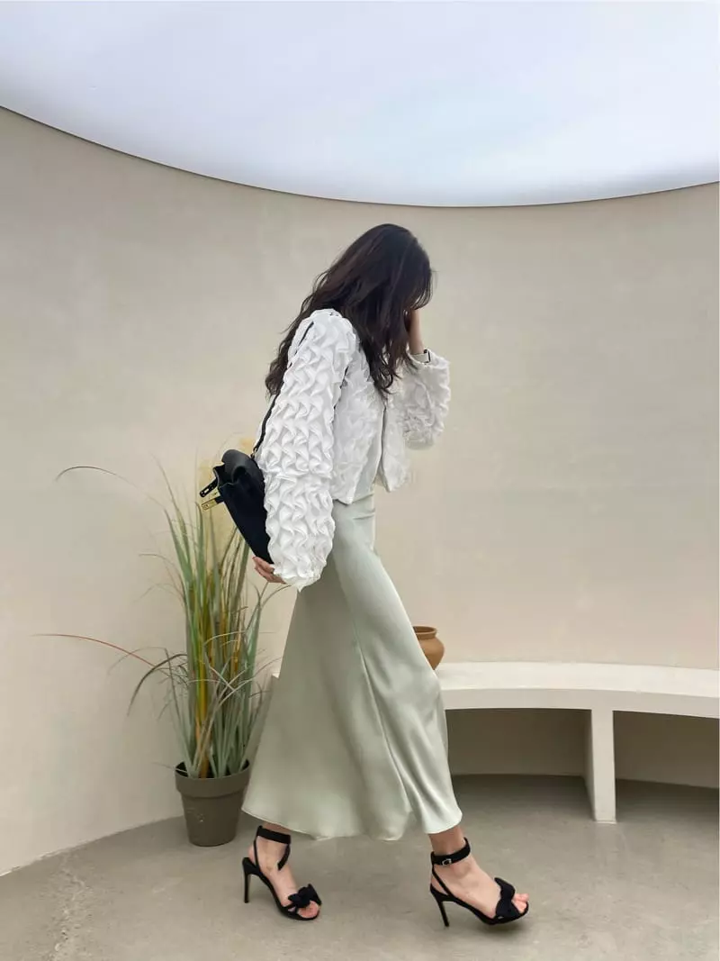 Monosenso - Korean Women Fashion - #vintagekidsstyle - Wave Frill Jacket - 3