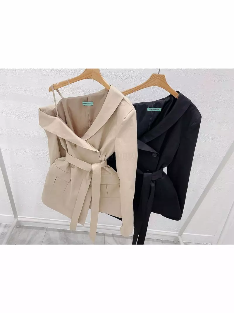 Monosenso - Korean Women Fashion - #womensfashion - Trench Jacket - 3