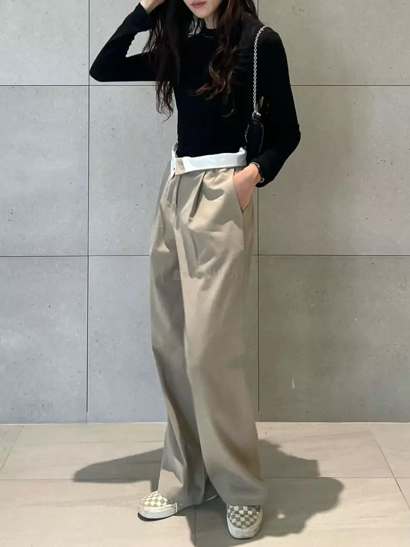 Monosenso - Korean Women Fashion - #womensfashion - Wrinkle Pants - 5
