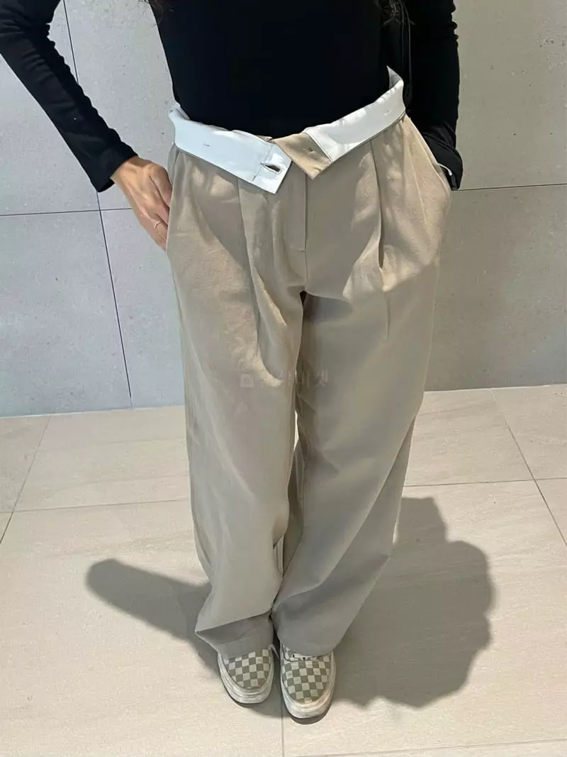 Monosenso - Korean Women Fashion - #womensfashion - Wrinkle Pants - 7