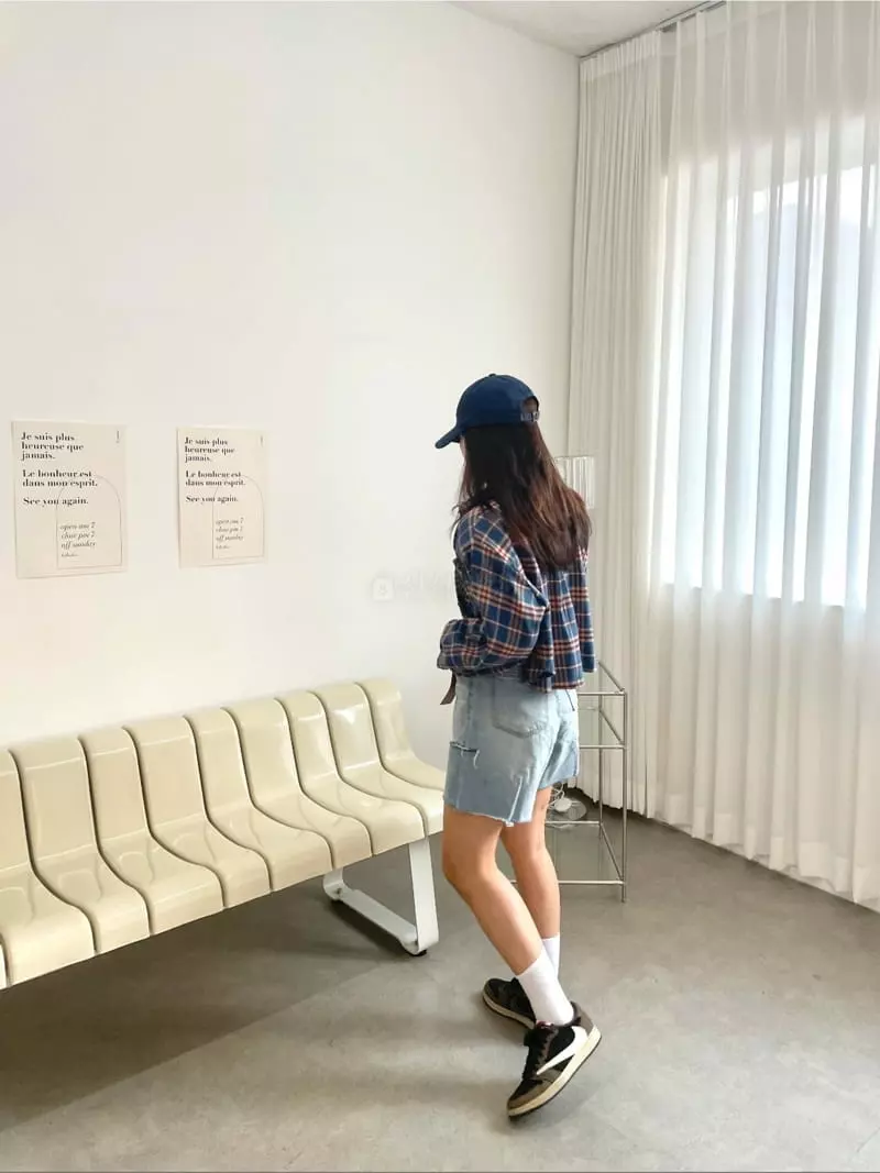 Monosenso - Korean Women Fashion - #womensfashion - Check Shirt - 5